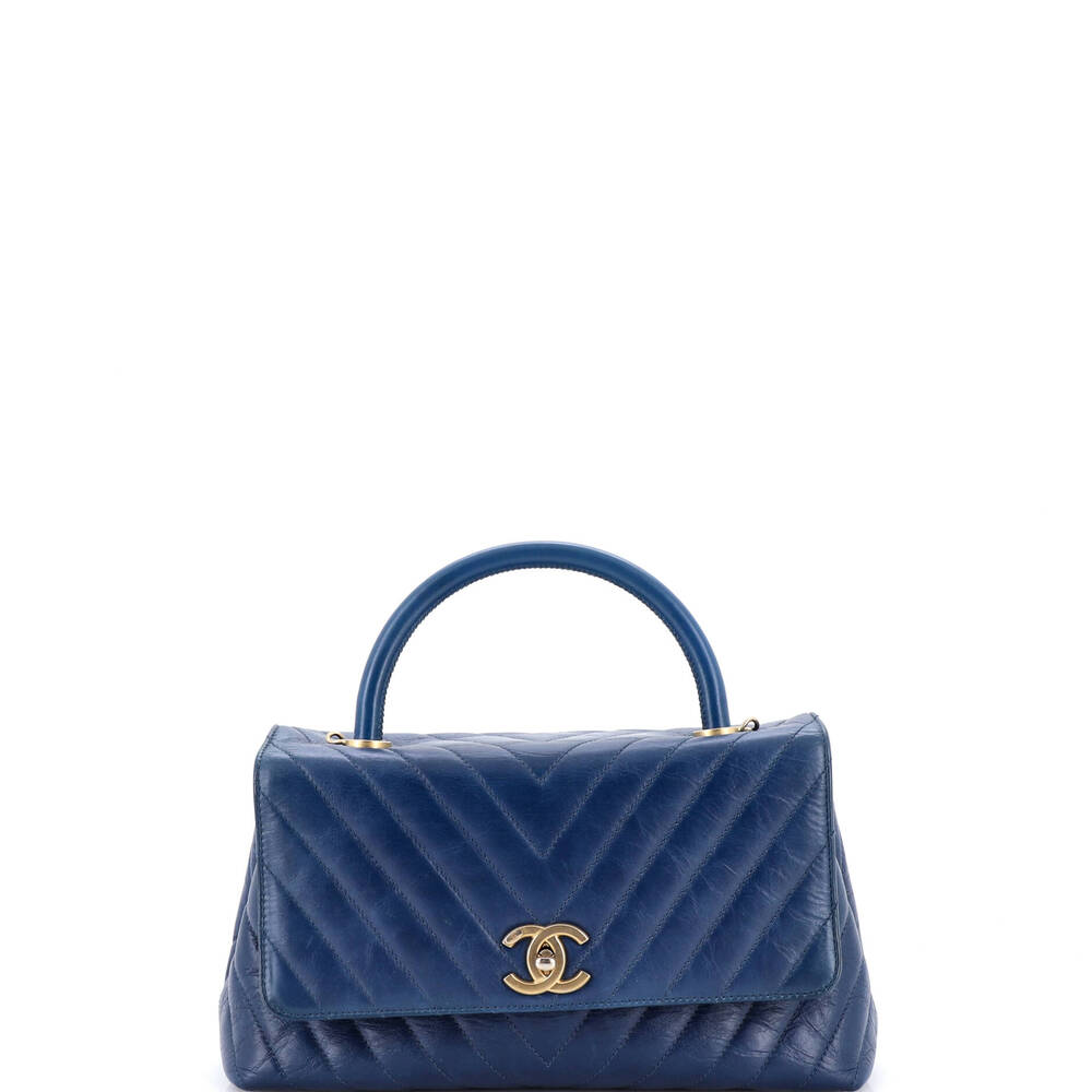 Chanel Coco Top Handle Bag Chevron #239831C33B